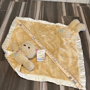 Plush Tan Bunny Security Blanket